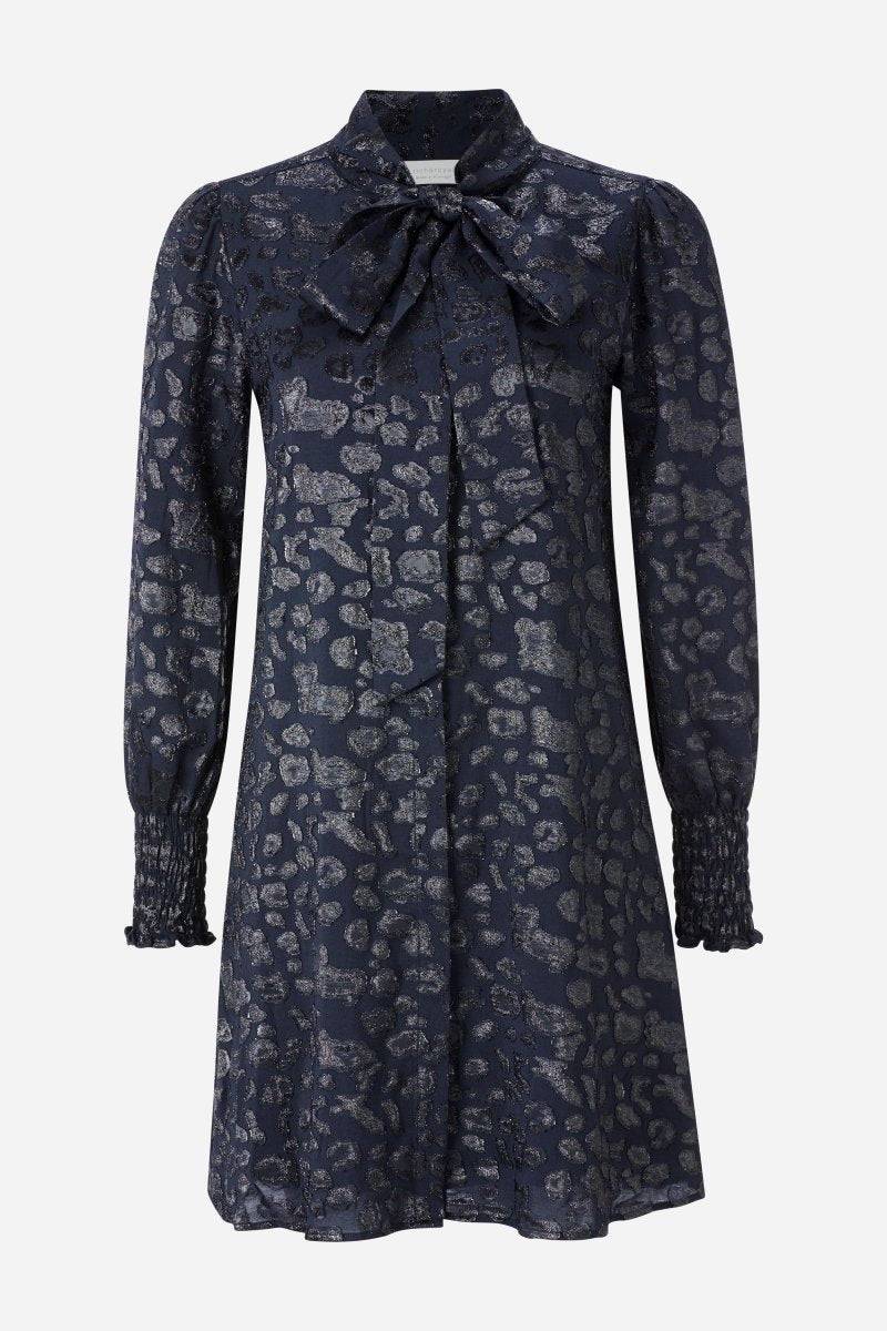 Eich & Royal Minikleid mit Schleifenkragen Black Friday Preise
