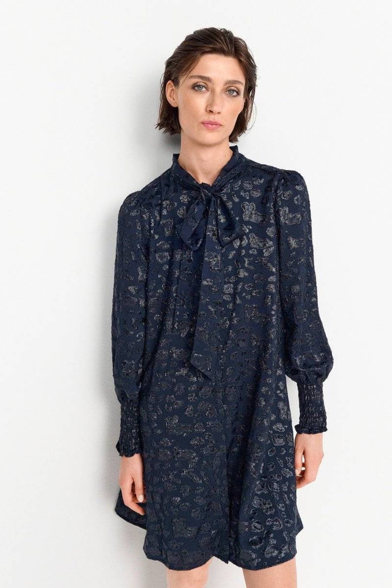 Eich & Royal Minikleid mit Schleifenkragen Black Friday Preise