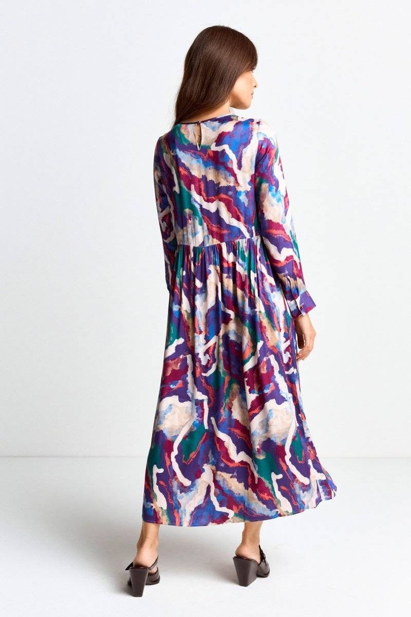Eich & Royal Midikleid mit abstraktem Print zollfrei