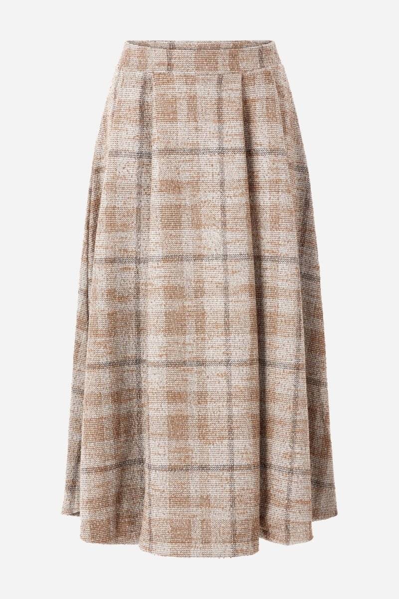 Eich & Royal Karierter High-Waist-Midirock Schlussverkauf