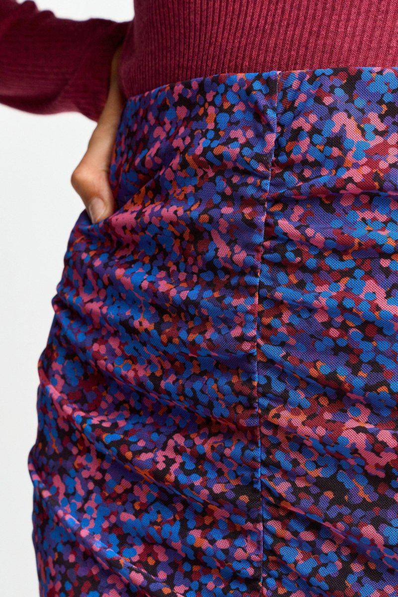 Eich & Royal Midirock mit floralem Allover-Print Fabrikpreis