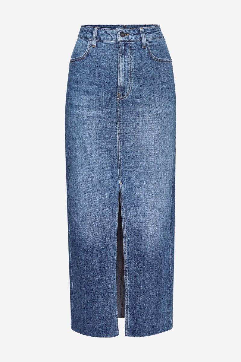Eich & Royal Denim-Rock in figurnahem Schnitt Flash Sale