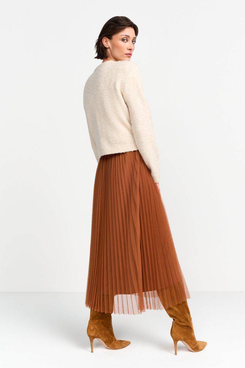 Eich & Royal Plisseerock in Midilänge Top Angebot