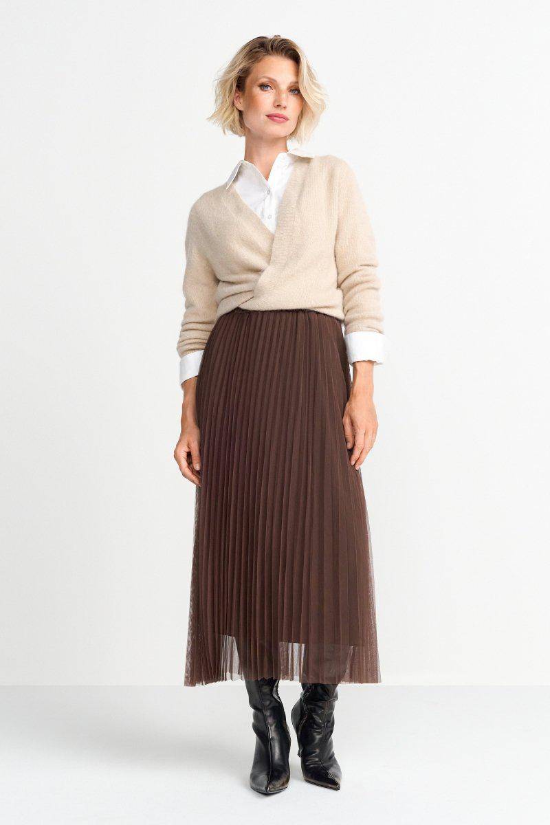 Eich & Royal Plisseerock in Midilänge Top Angebot