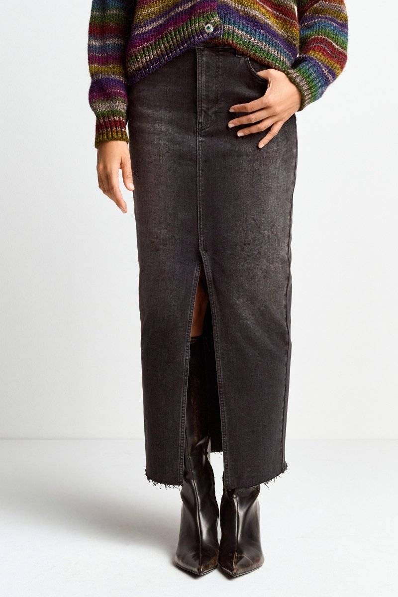 Eich & Royal Denim-Rock mit Schlitz Online Outlet