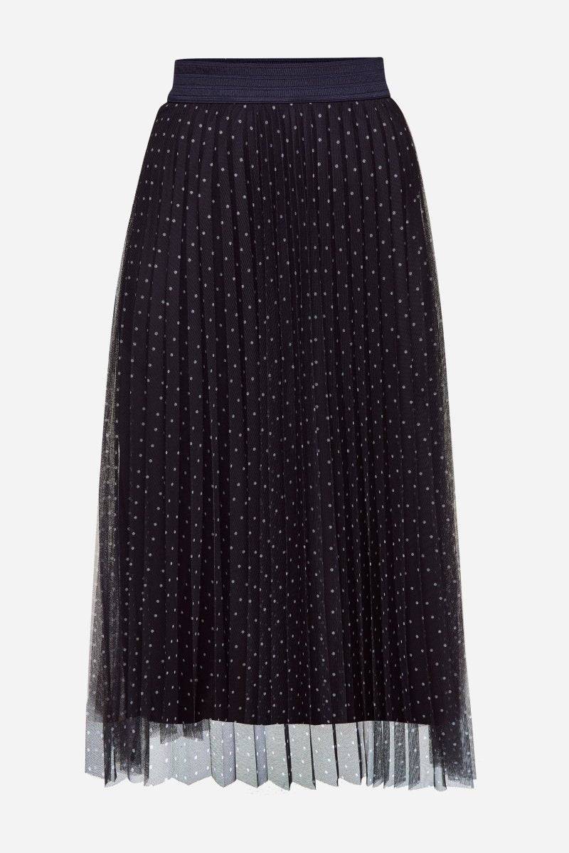 Eich & Royal Plisseerock mit Pünktchenmuster Zeitlich begrenztes Angebot