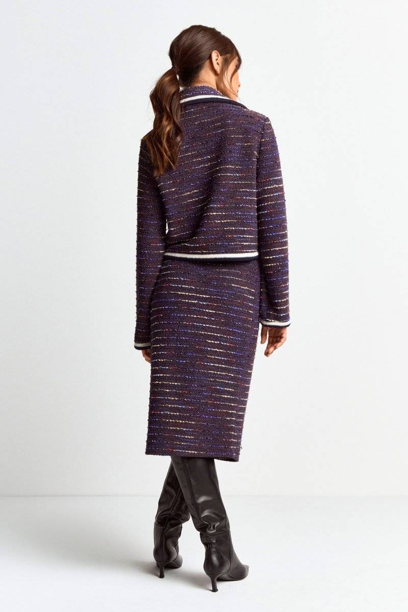 Eich & Royal Bouclé-Rock in Midilänge Blitzangebot