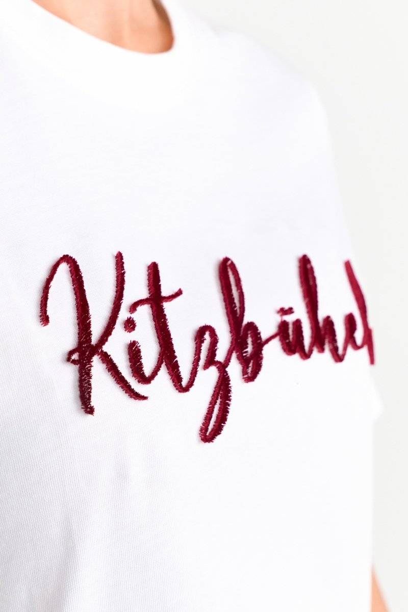 Eich & Royal T-Shirt mit Flockdruck Kostenlose Rückgabe