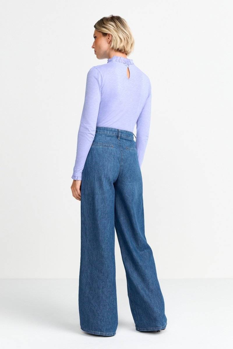 Eich & Royal Longsleeve mit Frill-Kragen Neueste Stile