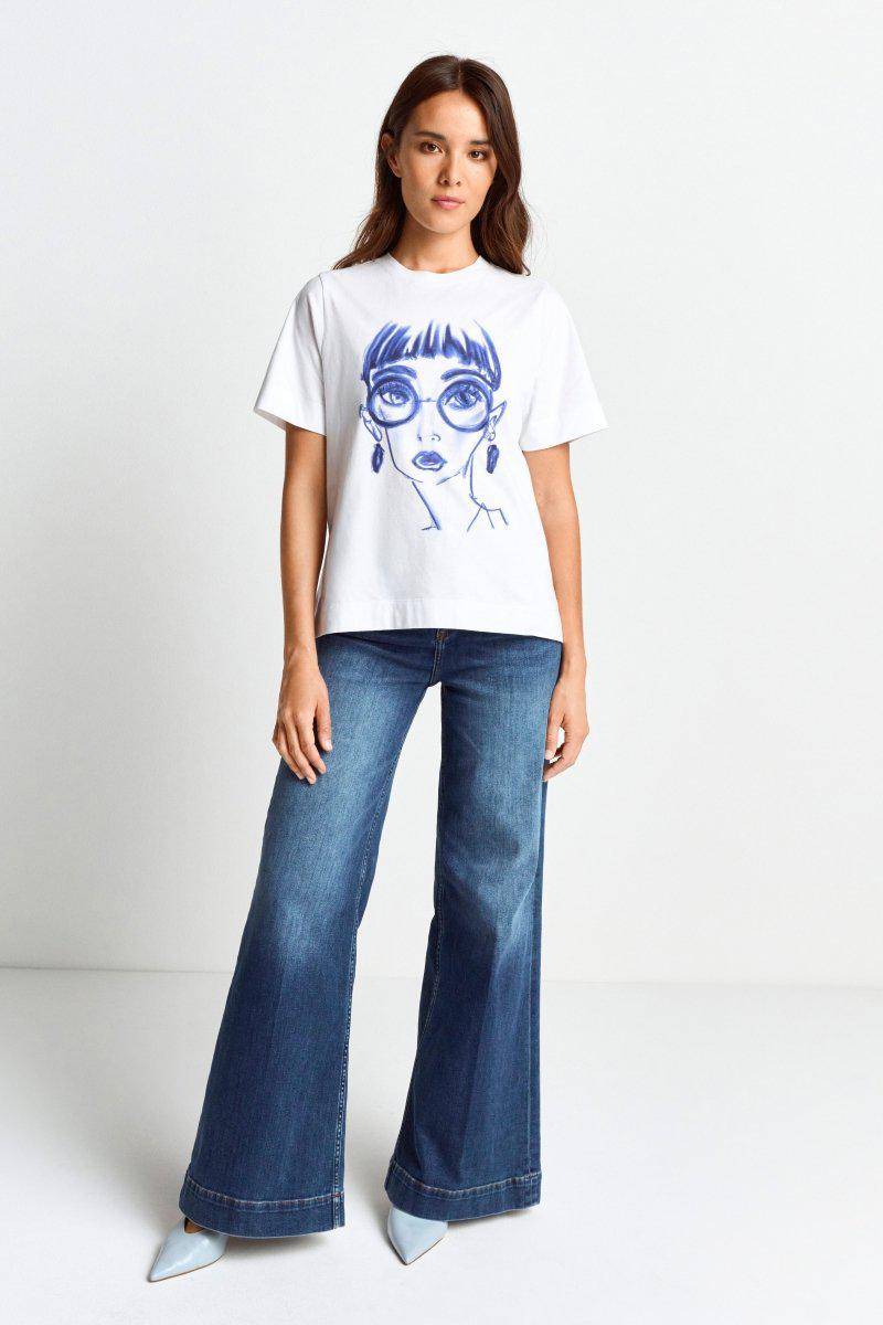 Eich & Royal T-Shirt mit Fashion-Print Zeitbegrenzte Promotion
