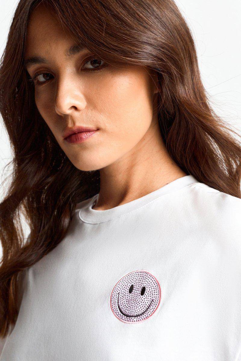 Eich & Royal Statement-Shirt mit Crew-Neck Super Rabatt