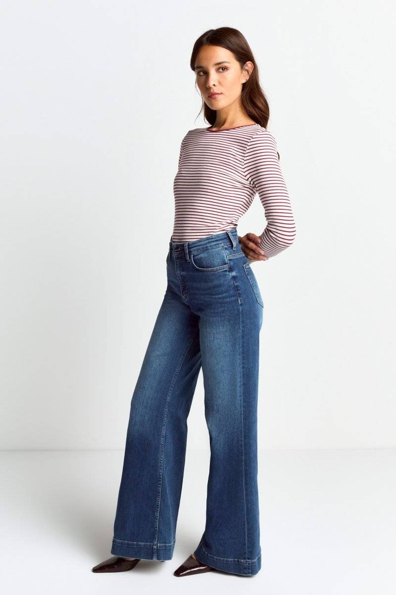 Eich & Royal Bodycon-Longsleeve mit Streifen Meist gekauft