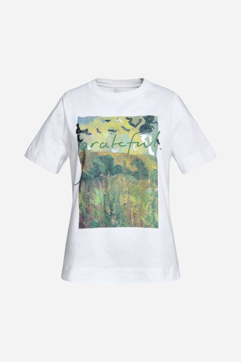 Eich & Royal Weißes T-Shirt mit Print Versandkostenfrei