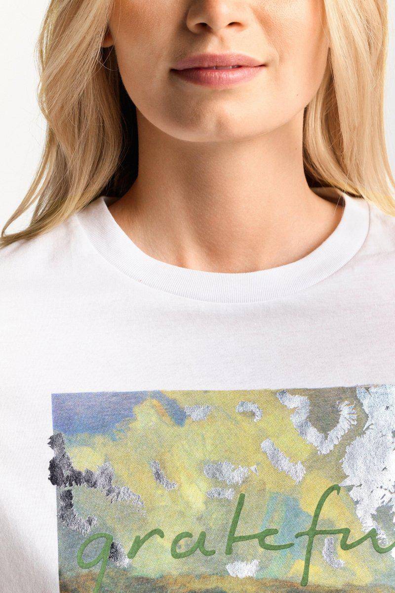 Eich & Royal Weißes T-Shirt mit Print Versandkostenfrei