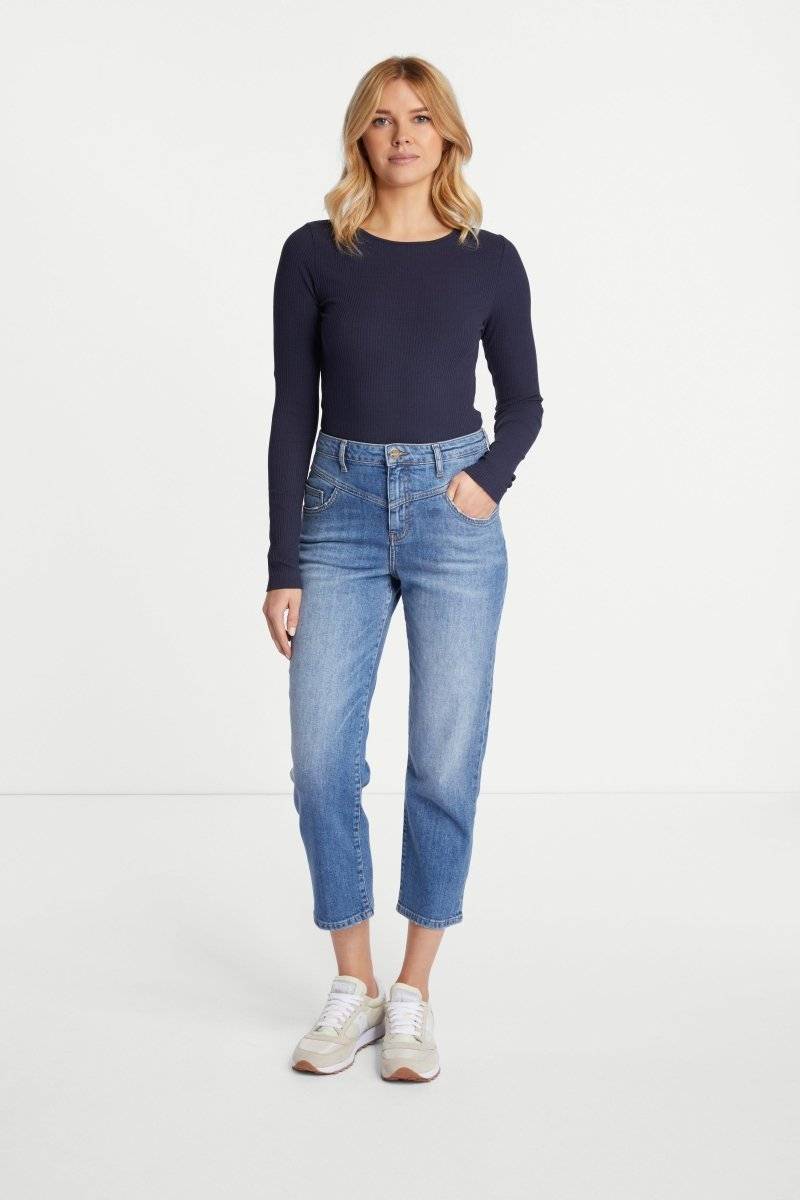Eich & Royal Rib-Longsleeve mit Rundhals Osterangebot