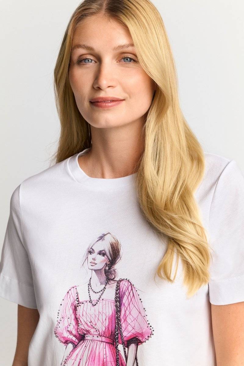 Eich & Royal T-Shirt mit Strassverzierung Jubiläumsangebot