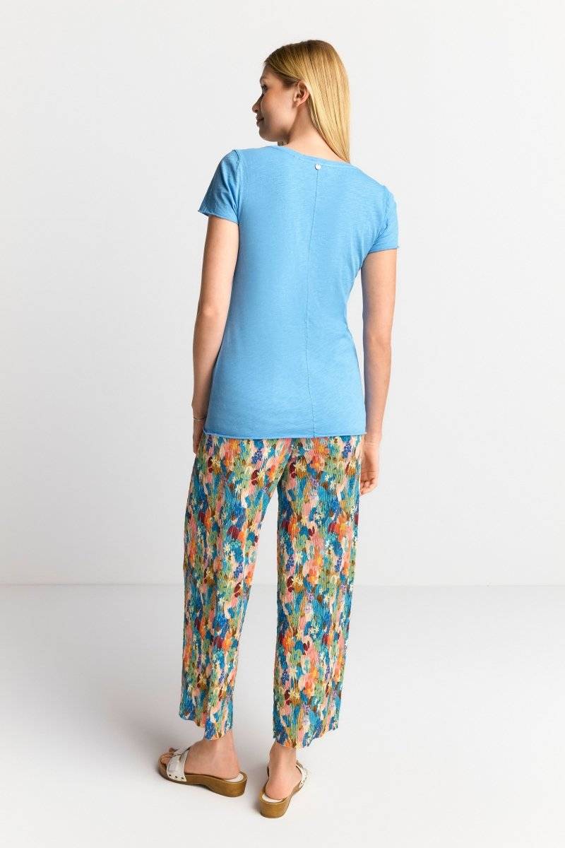 Eich & Royal Luftiges T-Shirt in Cruise Blue Super Rabatt