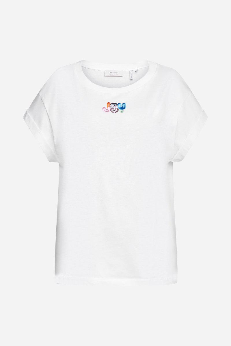 Eich & Royal Weißes T-Shirt mit Crew-Neck Riesige Rabatte