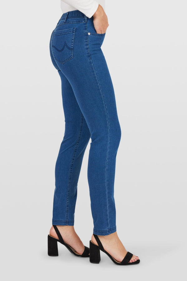Robbe & Berking ROBELL ELENA COMFORT JEANS TIEFES KOBALTBLAU Tiefpreis