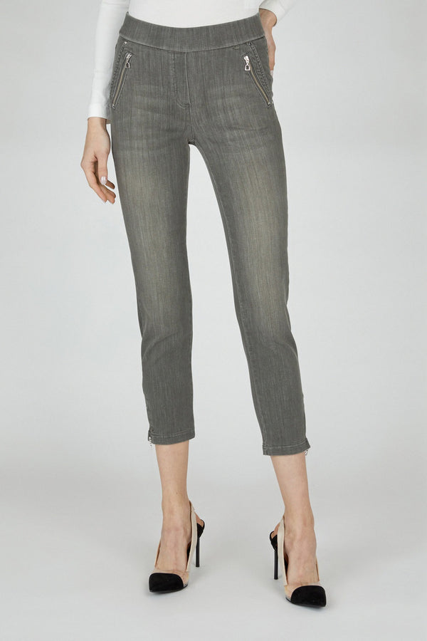 Robbe & Berking ROBELL NENA 09 JEANS DUNKLES OLIV Neueste Mode