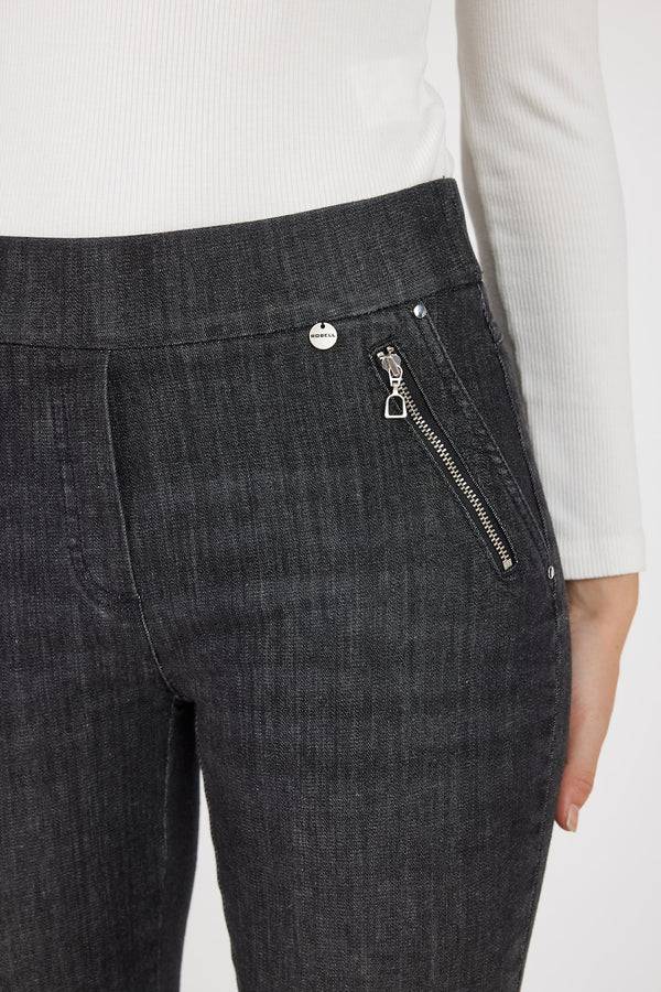 Robbe & Berking ROBELL NENA JEANS SCHWARZ Saisonschlussverkauf