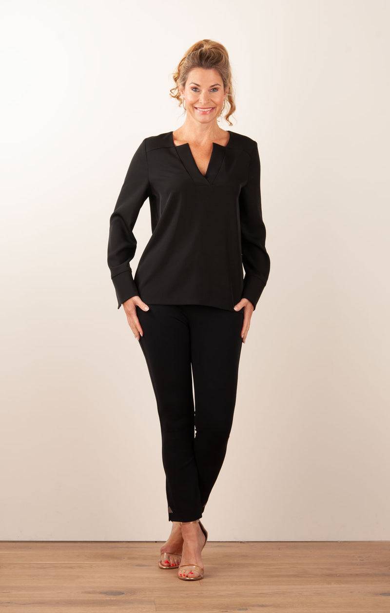 ﻿PIU&PIU Blusenshirt Schwarz Muttertagsangebot
