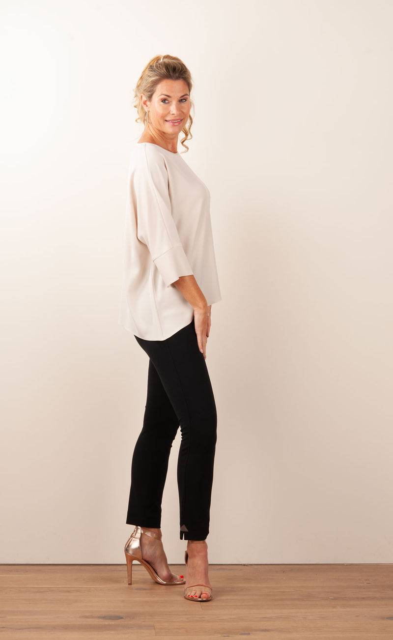 PIU&PIU Blusenshirt Hellbeige Valentinstagsangebot