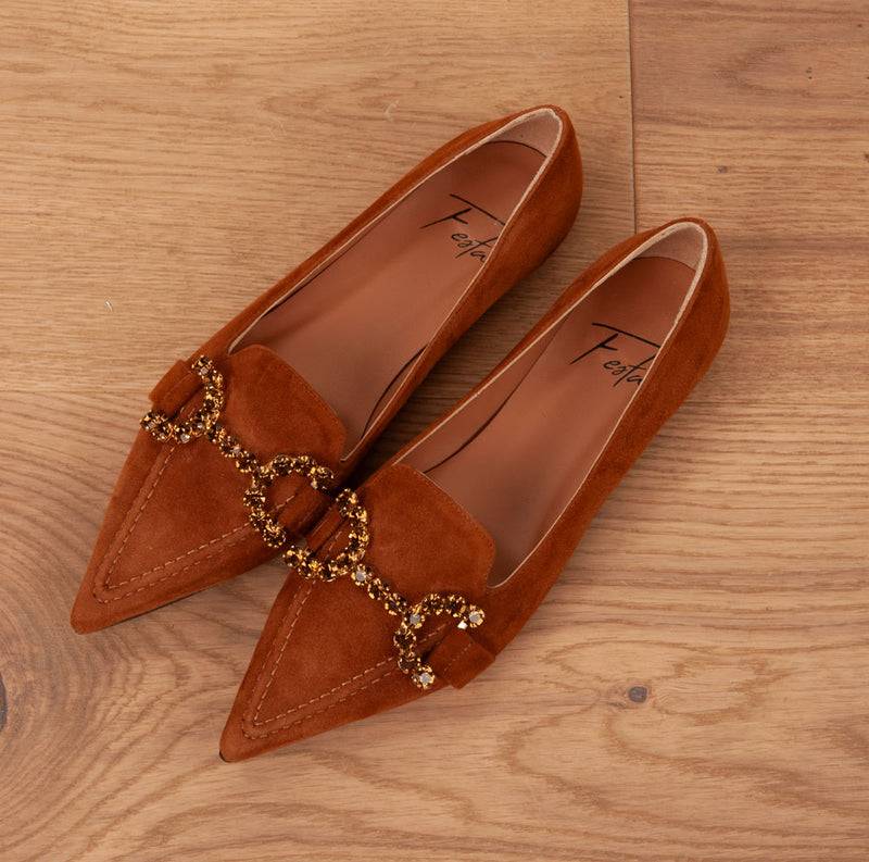 Roberto Festa Ballerina Camel Bis zu 55% Rabatt