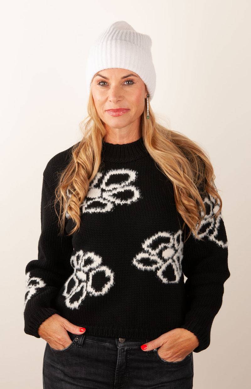 fleur Kaschmir Mütze Offwhite Clearance-Verkauf