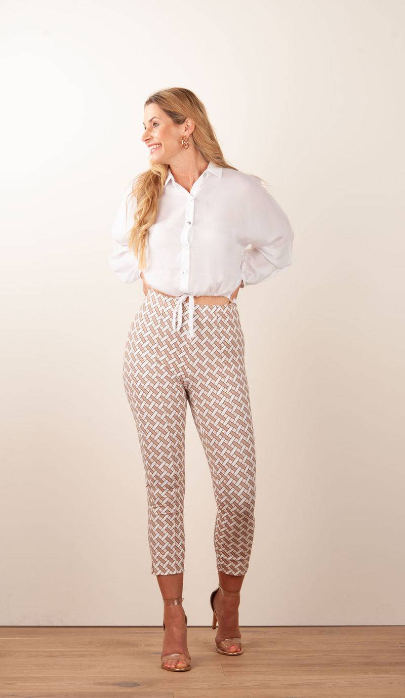 Seductive Hose „Capri“ Beige | Puder | Weiß Fabrikpreis