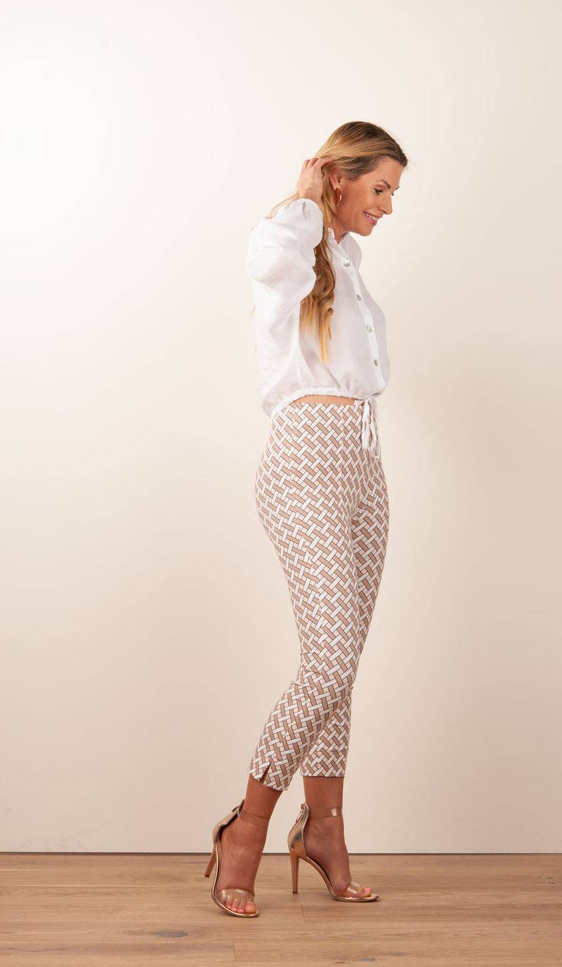 Seductive Hose „Capri“ Beige | Puder | Weiß Fabrikpreis