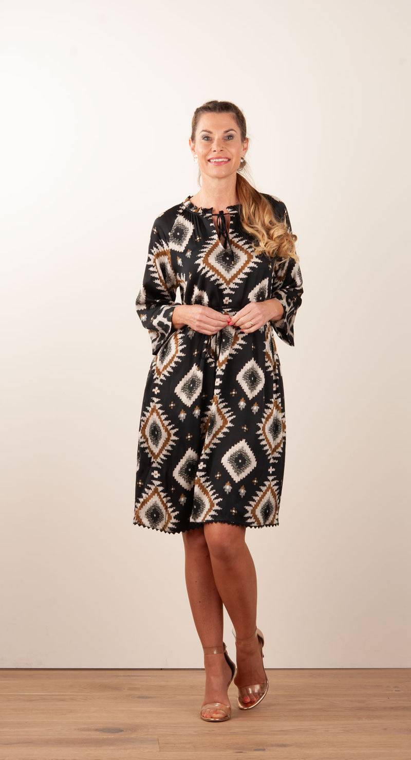 Grace Kleid Schwarz | Multicolor Weihnachtsangebot