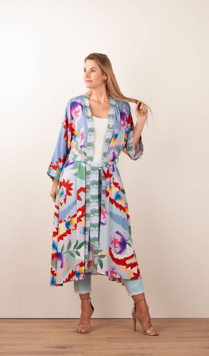 IVI Collection Kimono Multicolor Große Rabatte
