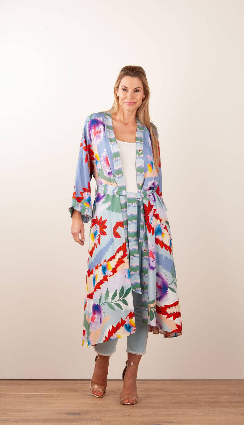IVI Collection Kimono Multicolor Große Rabatte