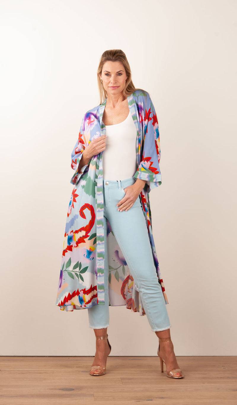 IVI Collection Kimono Multicolor Große Rabatte