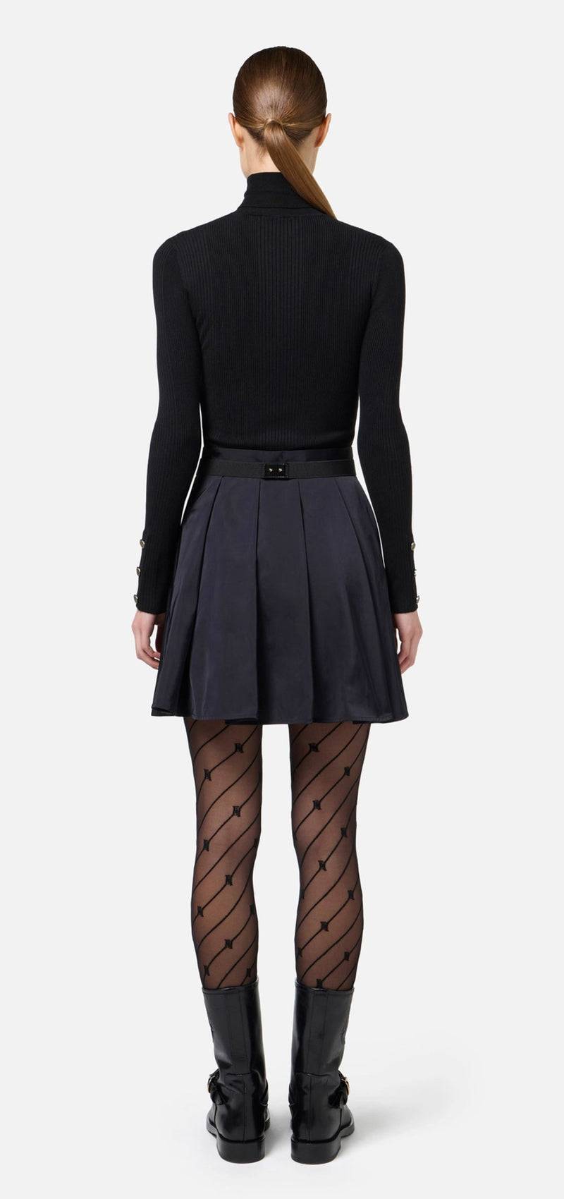 Elisabetta Franchi Kleid Schwarz 2025