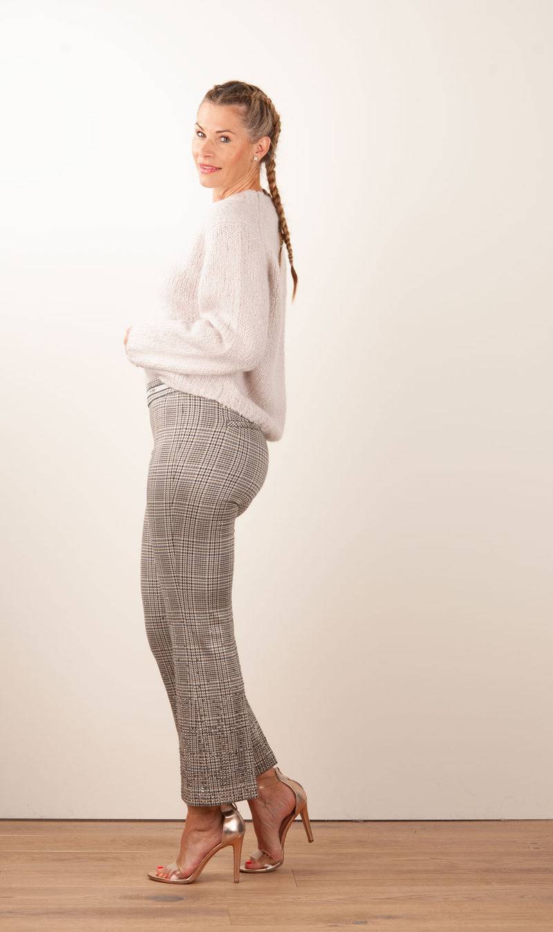 Cambio Hose „Faith Strass“ Creme | Beige | Braun Exklusivangebot