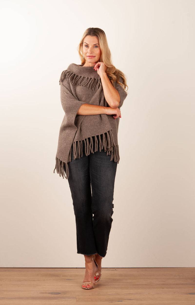 fleur Pullover Walnuss Lagerräumung