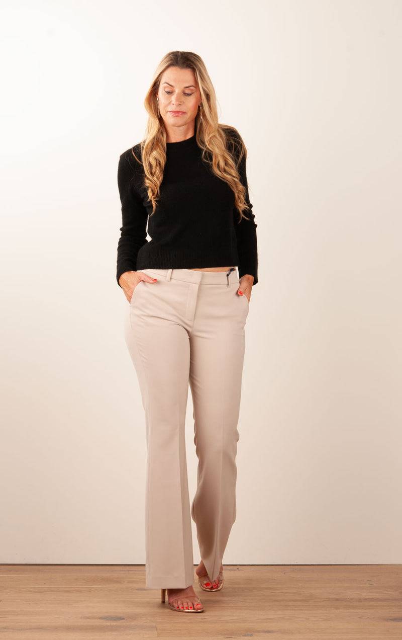 fleur Kurzer Kaschmir Pullover Schwarz Zeitlich begrenztes Angebot