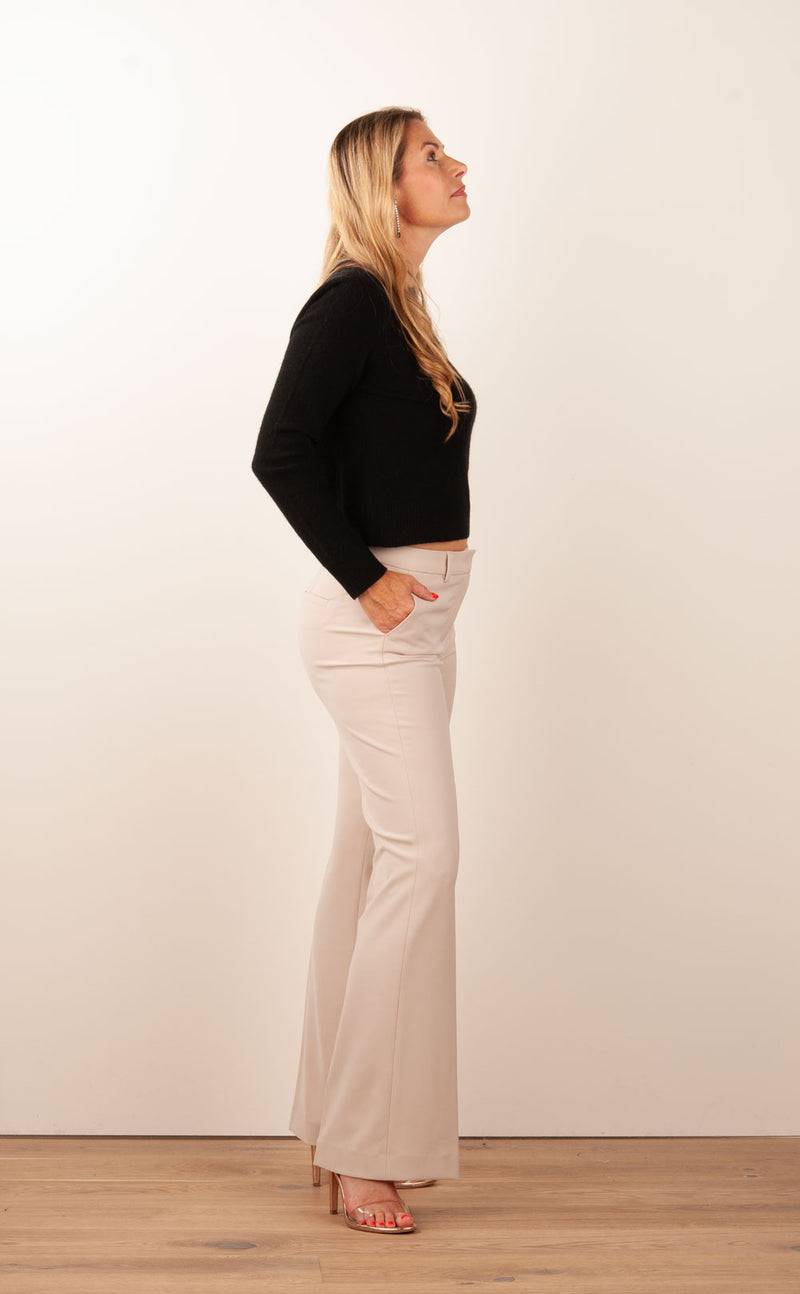 fleur Kurzer Kaschmir Pullover Schwarz Zeitlich begrenztes Angebot
