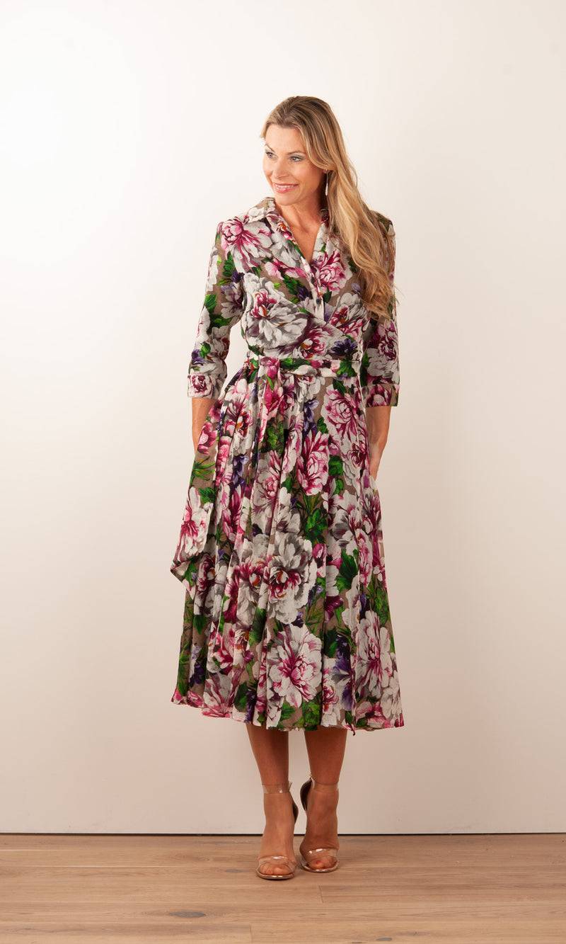 Samantha Sung Kleid „Olivia“ Pink | Multicolor Clearance-Verkauf