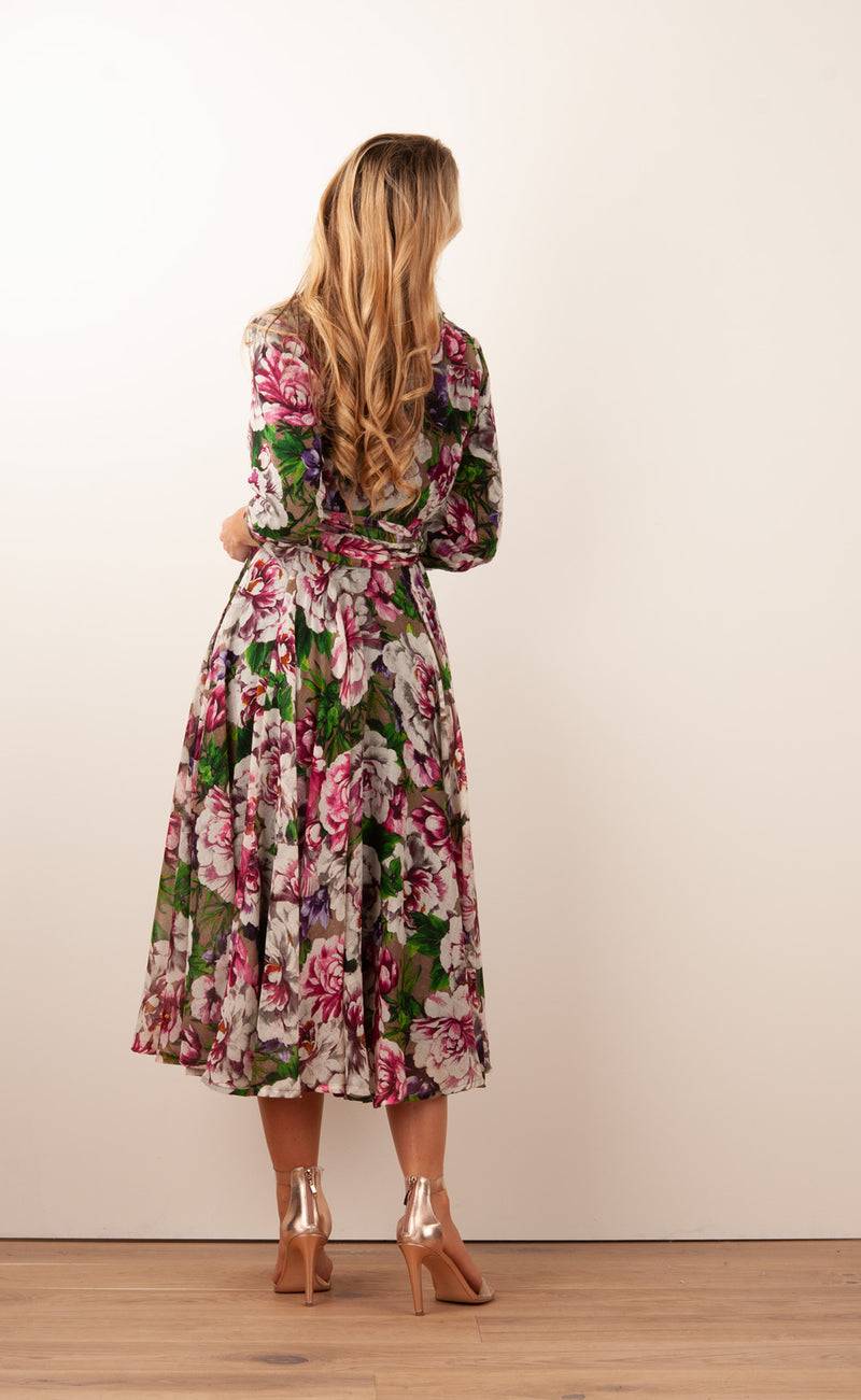 Samantha Sung Kleid „Olivia“ Pink | Multicolor Clearance-Verkauf