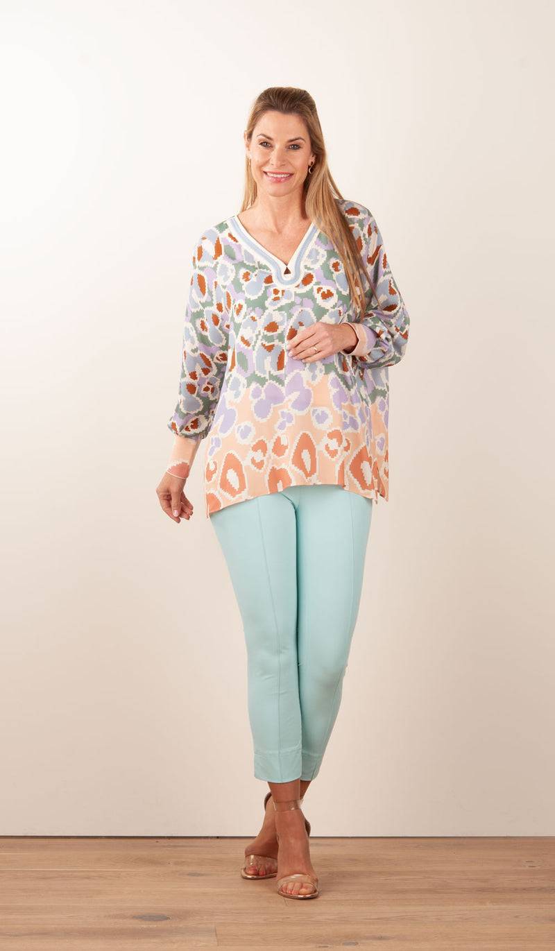 Seductive Hose „Capri“ Mint Neueste Stile