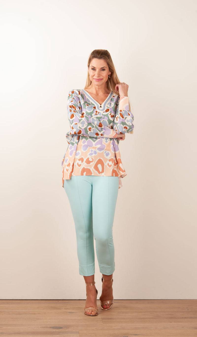 Seductive Hose „Capri“ Mint Neueste Stile