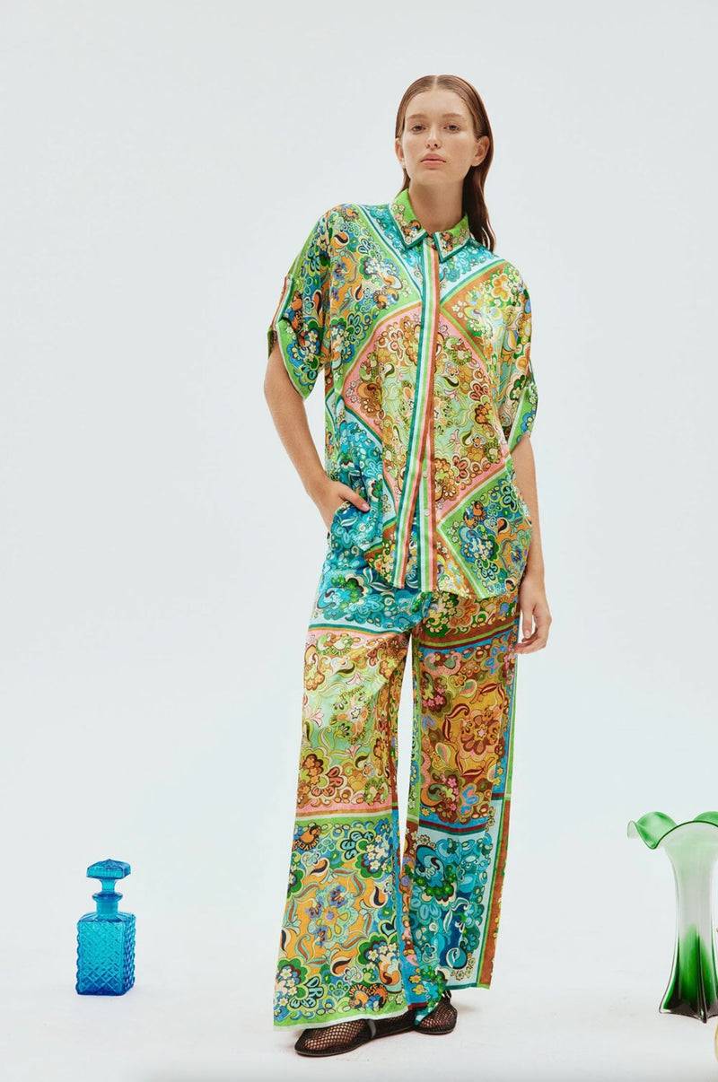 ALEMAIS Shirt Grün | Multicolor Nur für heute