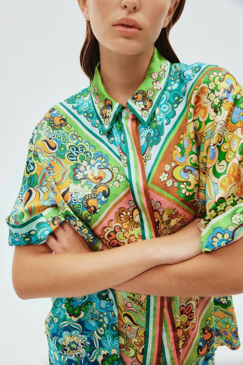 ALEMAIS Shirt Grün | Multicolor Nur für heute