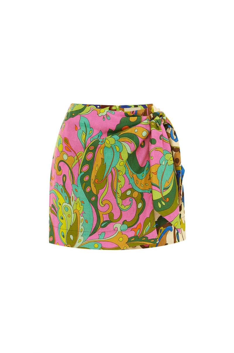 ALEMAIS Wickelrock Pink | Multicolor Riesige Rabatte