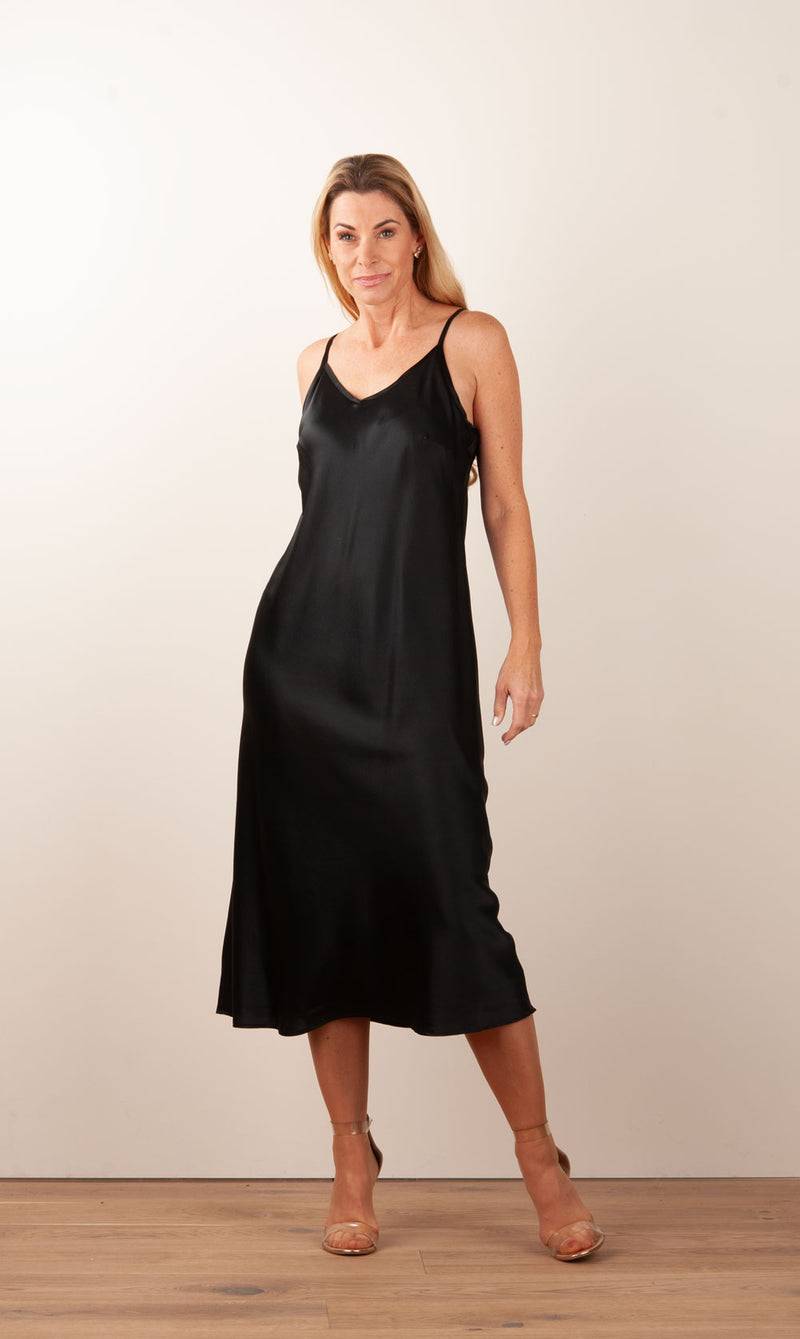 fleur Kleid Schwarz 50% Rabatt mit kostenlosem Versand