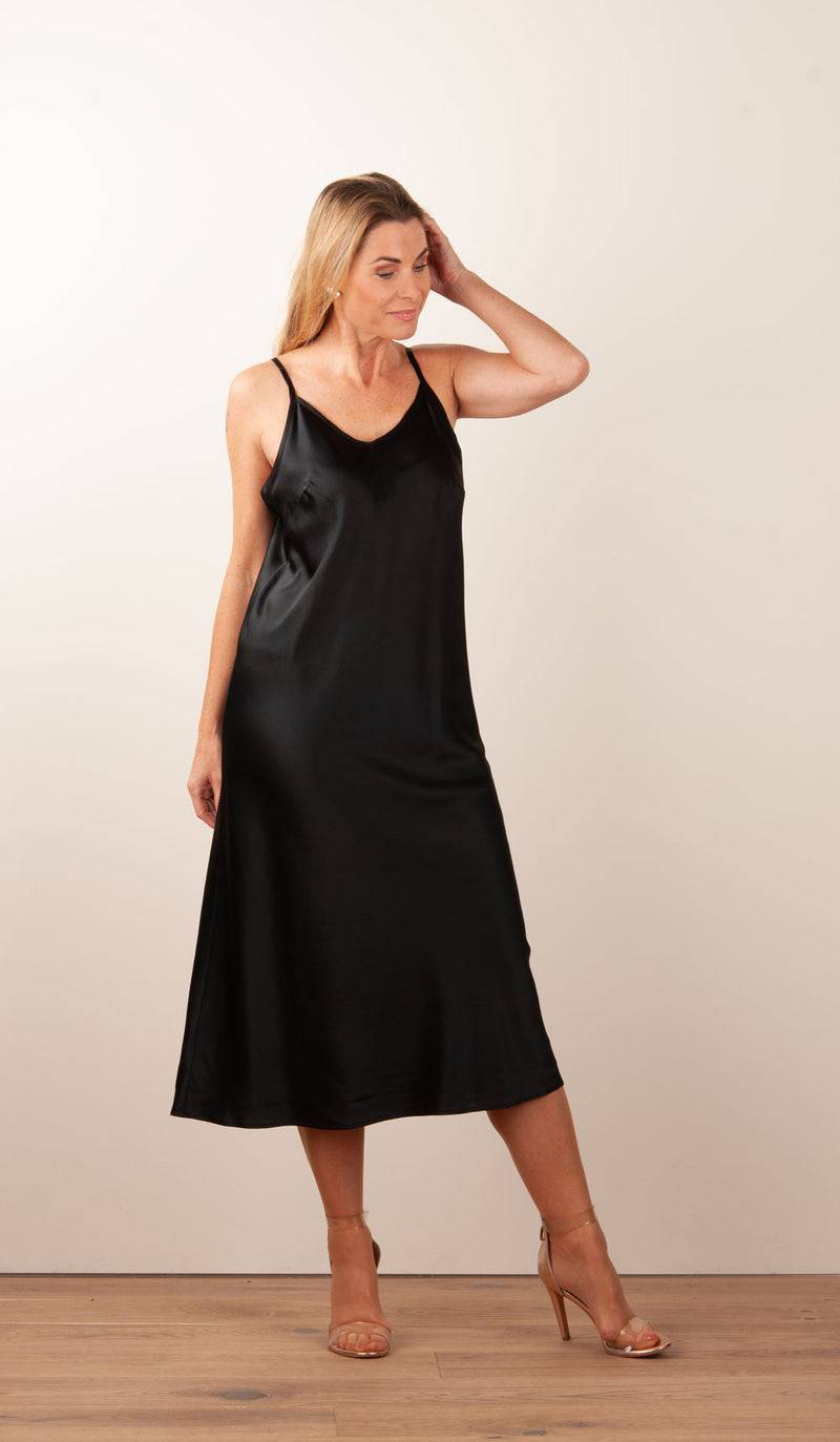fleur Kleid Schwarz 50% Rabatt mit kostenlosem Versand