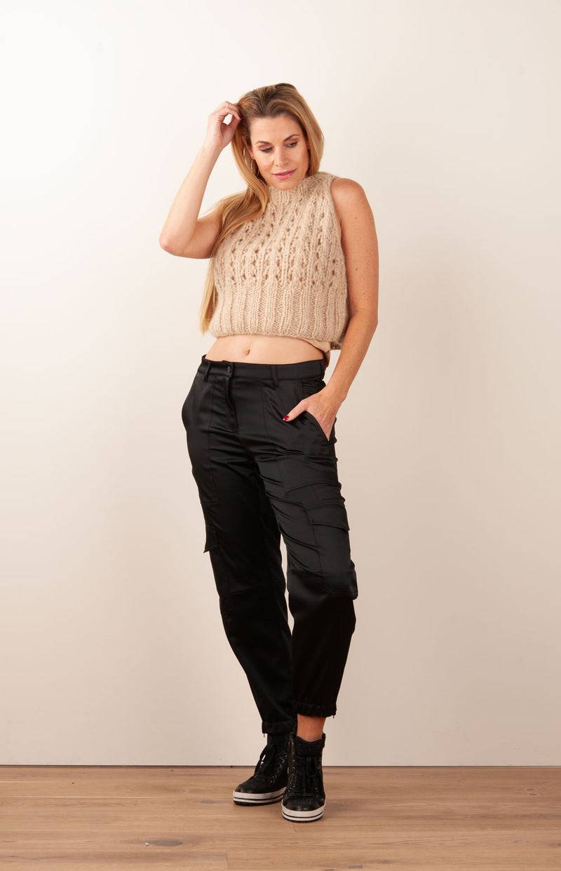 Strick Top Beige Fabrikladen